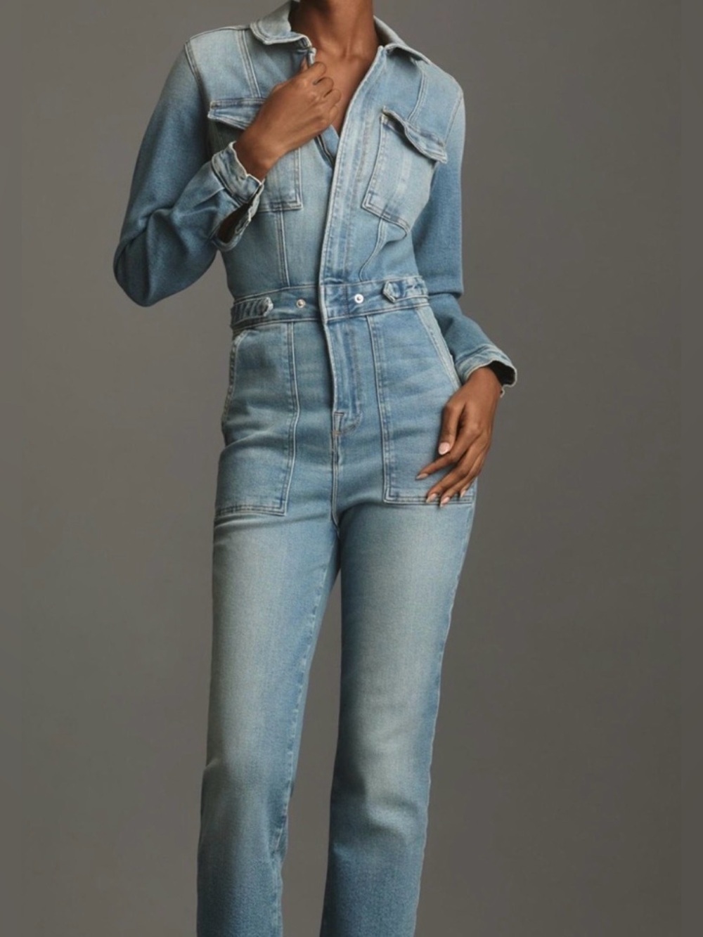 GOOD AMERICAN DENIM JUMPSUIT
